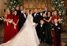 Holly Ramsay Wore Elie Saab—and Her Mom’s ’90s Wedding Dress—to Marry Adam Peaty in Bath