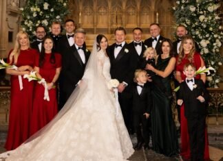 Holly Ramsay Wore Elie Saab—and Her Mom’s ’90s Wedding Dress—to Marry Adam Peaty in Bath