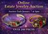 Online Estate Jewelry Auction underway through January 7, see preview GALLERY