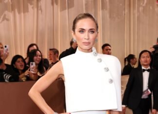 Emily Blunt’s Golden Globes Gown Teases ‘The Devil Wears Prada 2’ Fashion