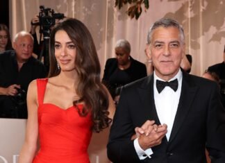 Amal Clooney Dressed to Kill for Her First Golden Globes in a Decade