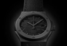 Hublot Classic Fusion Yohji Yamamoto All Black Camo:
exploring monochrome design