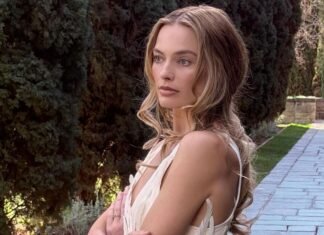 Margot Robbie’s New Petri-Dish Shoes Are the Antithesis of Barbie Heels