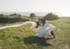 The Bride and Groom Threw 100 Heart-Shaped Stones Into the Ocean at Their Northern California Wedding