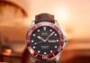 Mido Ocean Star 200C with red ceramic bezel