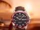 Mido Ocean Star 200C with red ceramic bezel