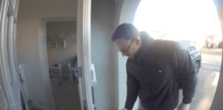 Dad left to care for toddler alone, then mom watches the Arlo camera