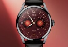 Oris Year of the Horse Limited Edition with business
calendar and 10-day power reserve