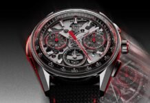 TAG Heuer debuts the first Split-Seconds Chronograph in the
Carrera line