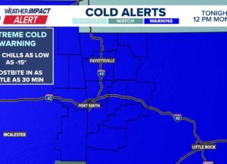 What watches and warnings are in effect for the incoming winter storm