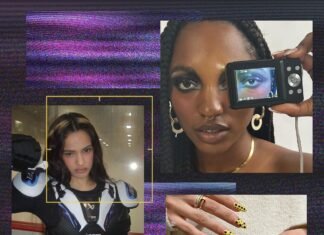 Step Aside, Clean Girls—Glitchy Glam Is the Mismatched, New-Age Beauty Trend Running 2026