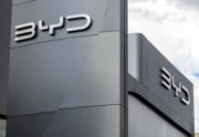 EV maker BYD aims for 1.3M overseas car sales in 2026