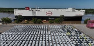 As Trump talks tariffs, his Argentine ally welcomes a first shipload of Chinese EVs