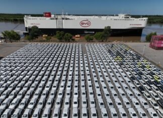 As Trump talks tariffs, his Argentine ally welcomes a first shipload of Chinese EVs