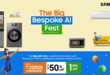 Samsung announces Big Bespoke AI Fest with Republic Day offers across home appliances