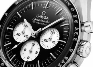 Omega Just Gave the Speedmaster Moonwatch a Reverse Panda Dial (and It Looks Brilliant)