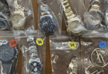 2 arrested, 6 sought in international theft ring that stole watches and jewelry