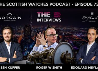Scottish Watches Podcast #737 : Chrimbo Chat With Roger W
Smith, Ed from Moser and Ben from Norqain