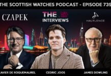 Scottish Watches Podcast #739 : Festive Chat With Mr Rolex,
Xavier from Czapek and Cedric from Hautlence