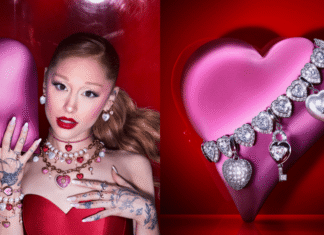 Swarovski’s New Valentine’s Day Collection With Ariana Grande Features Maximalist Charms Your Date-Night Look Needs