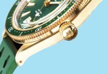 This Ultra-Thin Retro Dive Watch Gets a Gorgeous Material Makeover