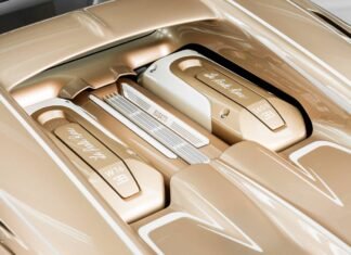 Bugatti Mistral La Perle Rare Wears Stunning Gold And White Color Scheme