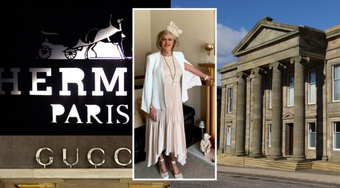 Luxury thief stole diamonds and Gucci and Hermes bags from Scots homes