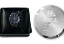 SEGA teamed up with SEIKO to launch special-edition watches to celebrate its 65th anniversary