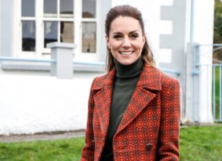 The Princess of Wales Goes Full ’60s Mode in a Retro Wool Coat