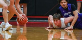 Southern Boone senior Pryce Bonnot watches the ball