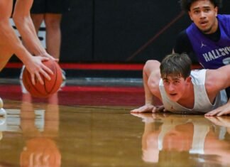 Southern Boone senior Pryce Bonnot watches the ball