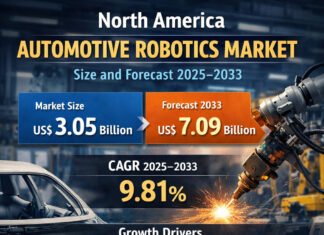 North America Automotive Robotics Market Size and Forecast 2025–2033