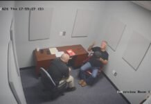 Jury watches video of moments Colin Gray was interviewed day after son’s alleged mass shooting