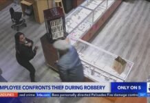 Employee confronts jewelry store robber in Montclair