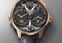 Introducing – Armin Strom Dual Time GMT Resonance Rose
Gold