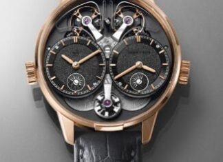 Introducing – Armin Strom Dual Time GMT Resonance Rose
Gold