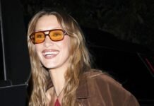 Bella Hadid Brings Yeehaw Flair to the Going-Out Top