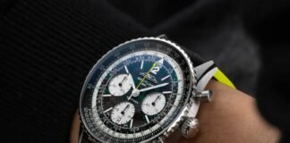 Breitling Returns to F1 With a Titanium Navitimer Made for Aston Martin