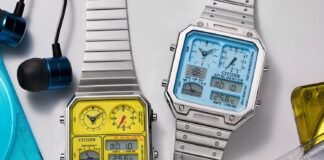 Citizen’s new limited-edition “Ana-Digi Temp” watches blend retro-futuristic flair with playful nostalgia