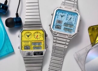 Citizen’s new limited-edition “Ana-Digi Temp” watches blend retro-futuristic flair with playful nostalgia