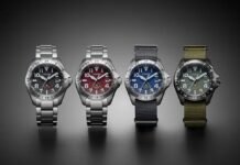 Citizen launches three new dual-time watches with textured dials