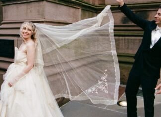 The Bride Wore Exclusively Vintage for Her Wedding at a Gothic Revival Church in New York City