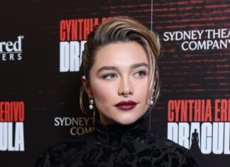 Florence Pugh Dresses Up, Quite Literally, for the Year of the Fire Horse