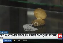 Store on the search for pocket watch thieves