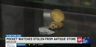 Store on the search for pocket watch thieves