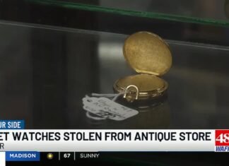 Store on the search for pocket watch thieves