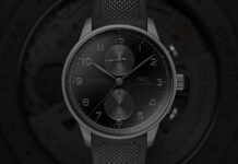 IWC Reimagines the Portugieser Chronograph in Ceratanium