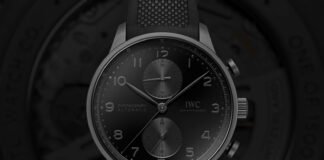 IWC Reimagines the Portugieser Chronograph in Ceratanium
