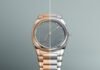 Parmigiani Fleurier Tonda PF Micro-Rotor Agave Blue in
stainless steel and rose gold