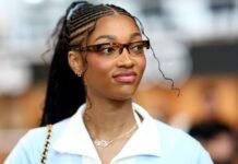 Angel Reese’s Micro Miniskirt Says Tennis but Luxe With Chanel Handbag